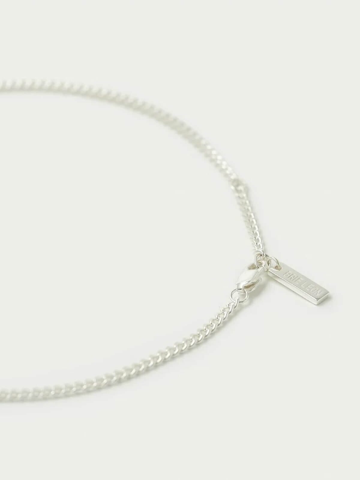 Brie Leon | Curb Chain Anklet - Silver | Perlu