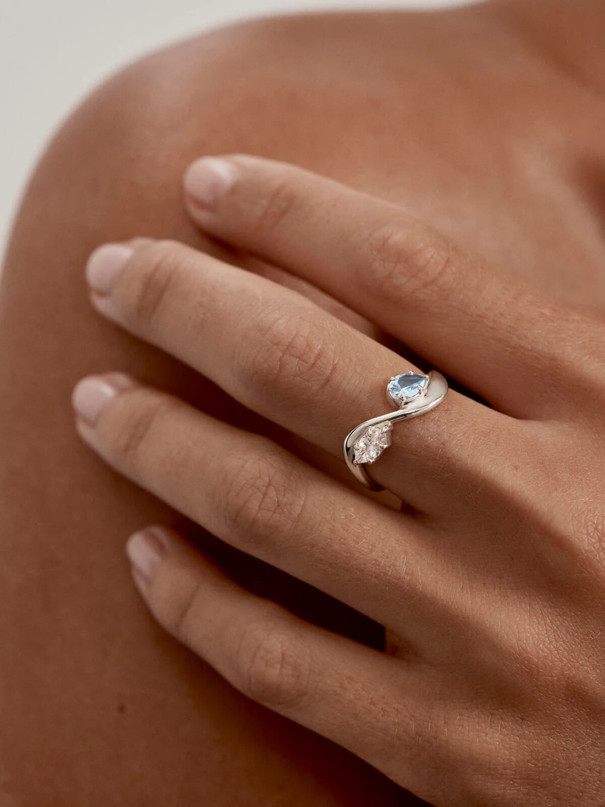 Sterling Silver With Freedom I Become Ring