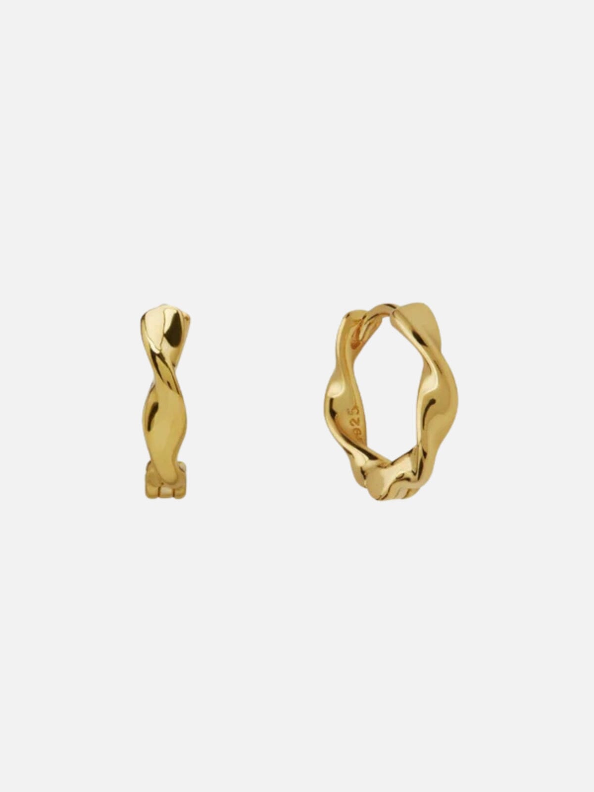 Lisbon Huggies - Gold Earrings Saint Valentine 