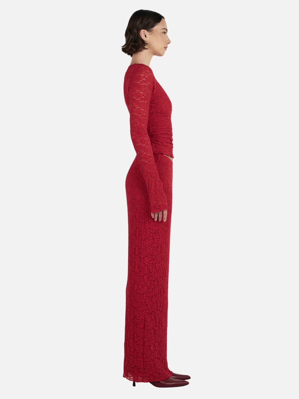 Delfine Skirt - Tango Red Skirts Ownley 