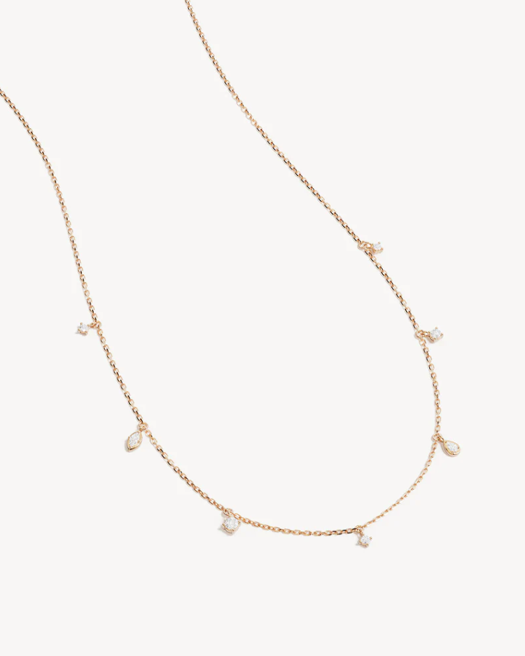 18k Gold Vermeil Scattered Light Choker
