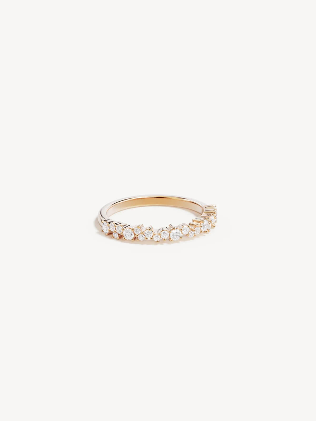 18k Gold Vermeil Crystal Dust Fine Ring