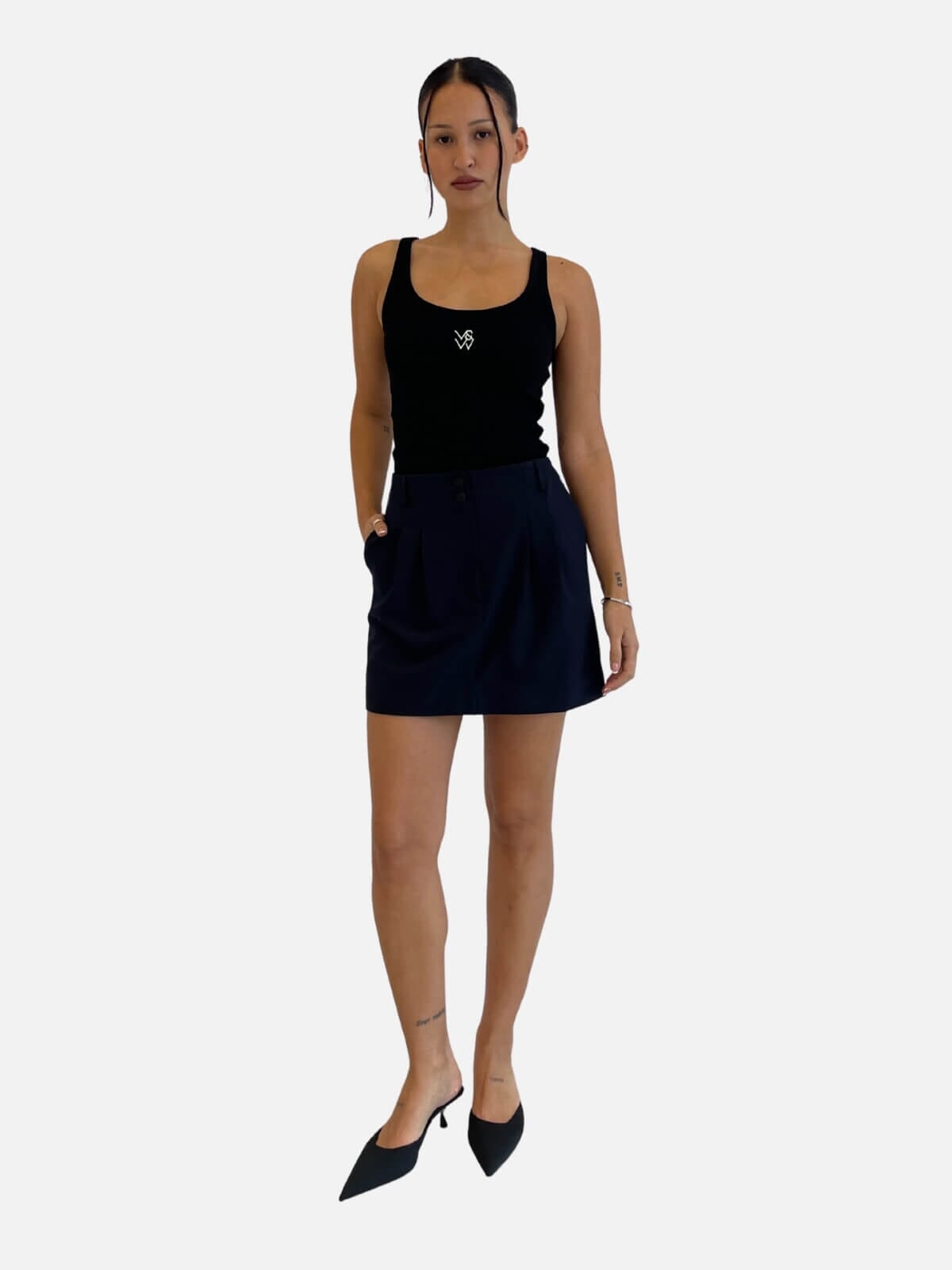 Entourage Skirt - Navy Skirts Viktoria & Woods 