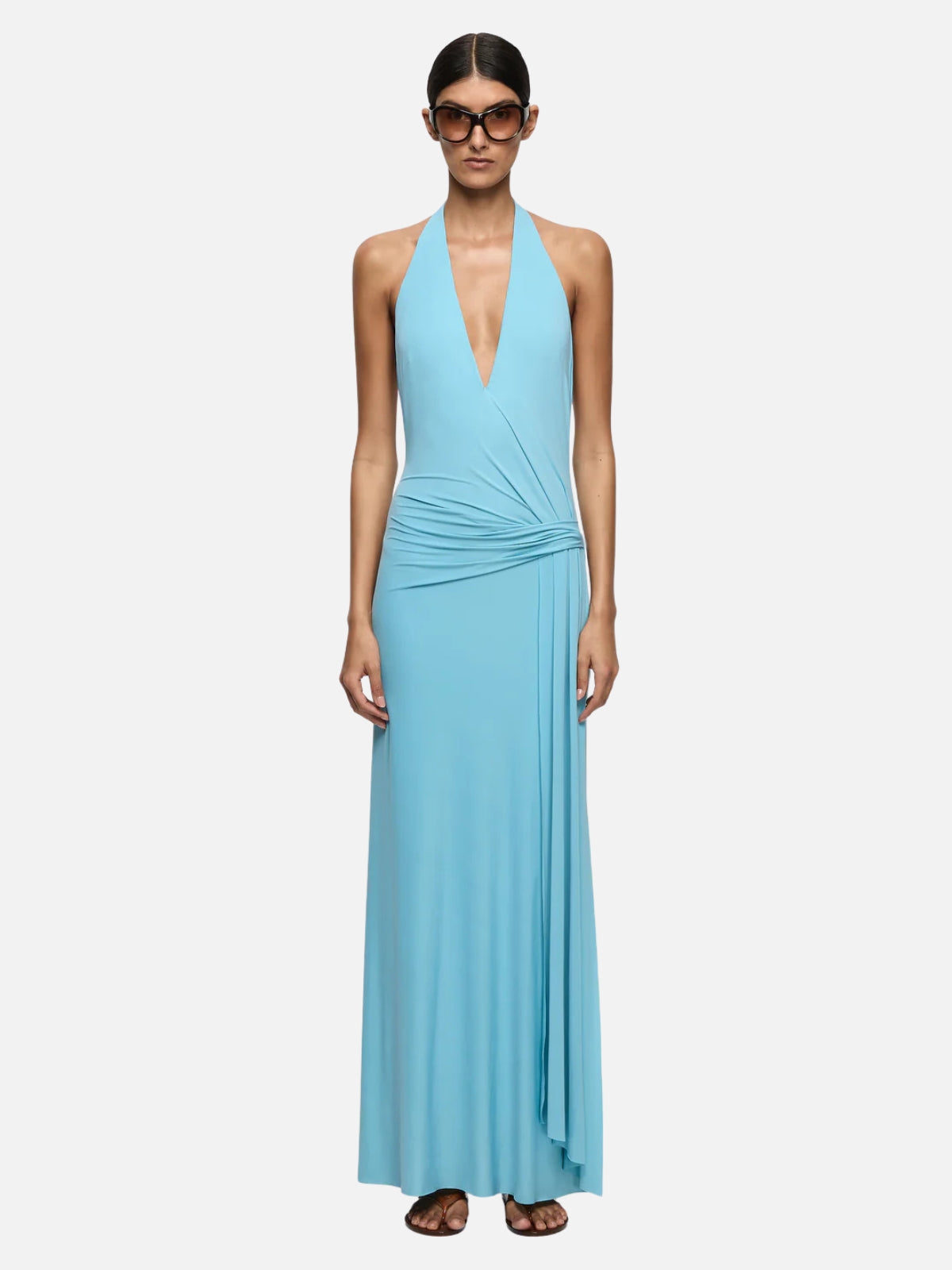 Remi Halter Dress - Marine Blue