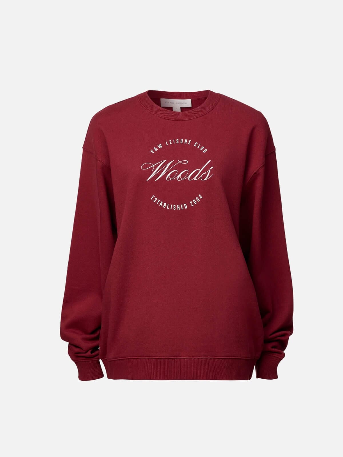Viktoria & Woods | Club Woods Sweater - Deep Red | Perlu