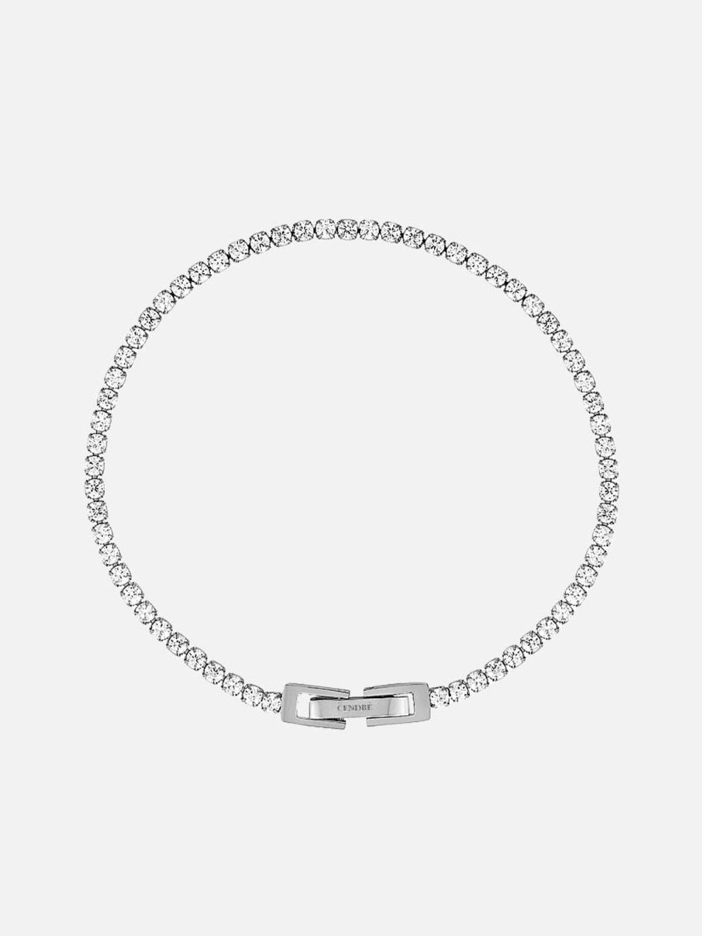 Tabitha Baby Tennis Bracelet - Silver