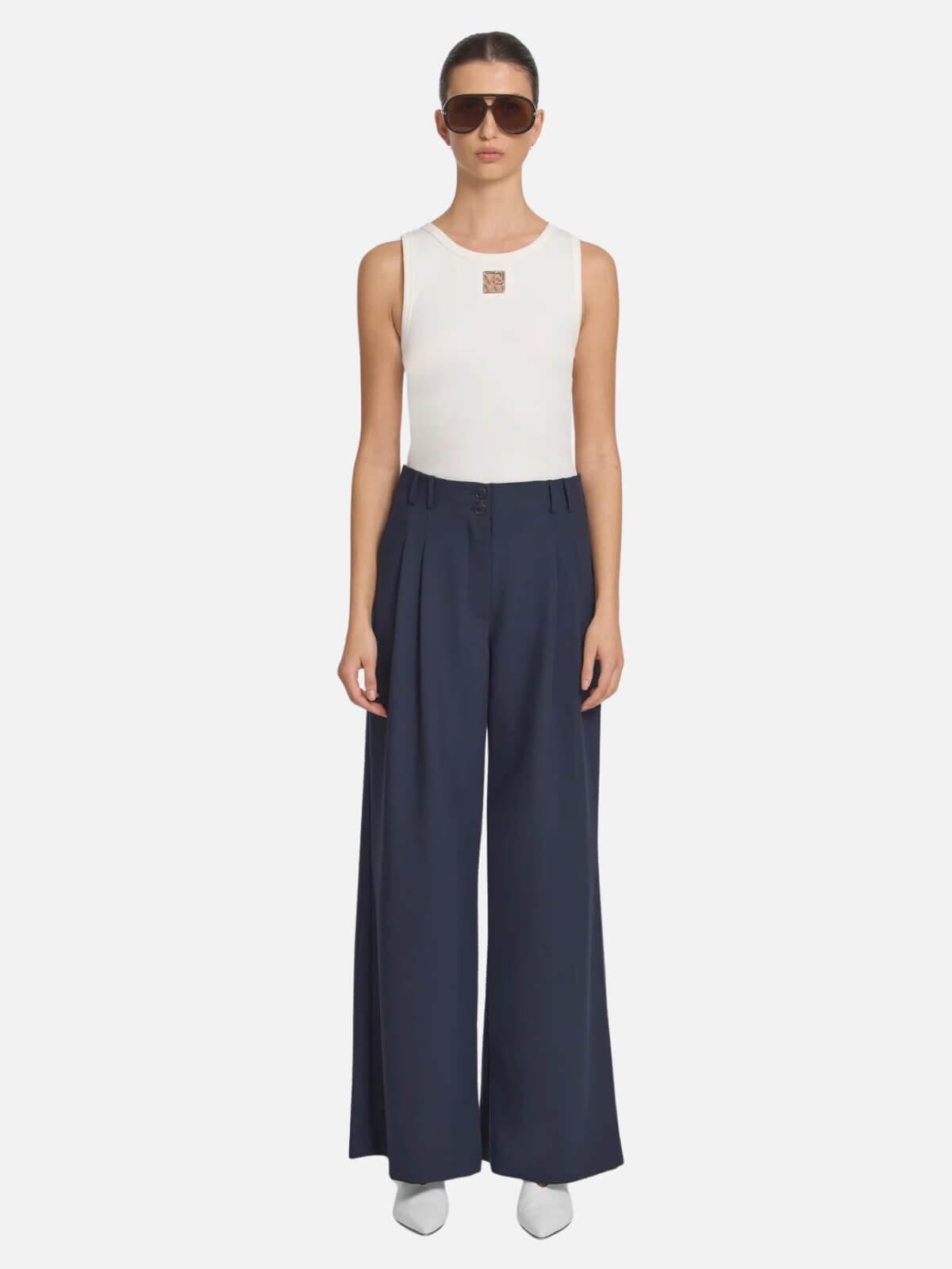 Viktoria & Woods | Muse Pant - Navy | Perlu