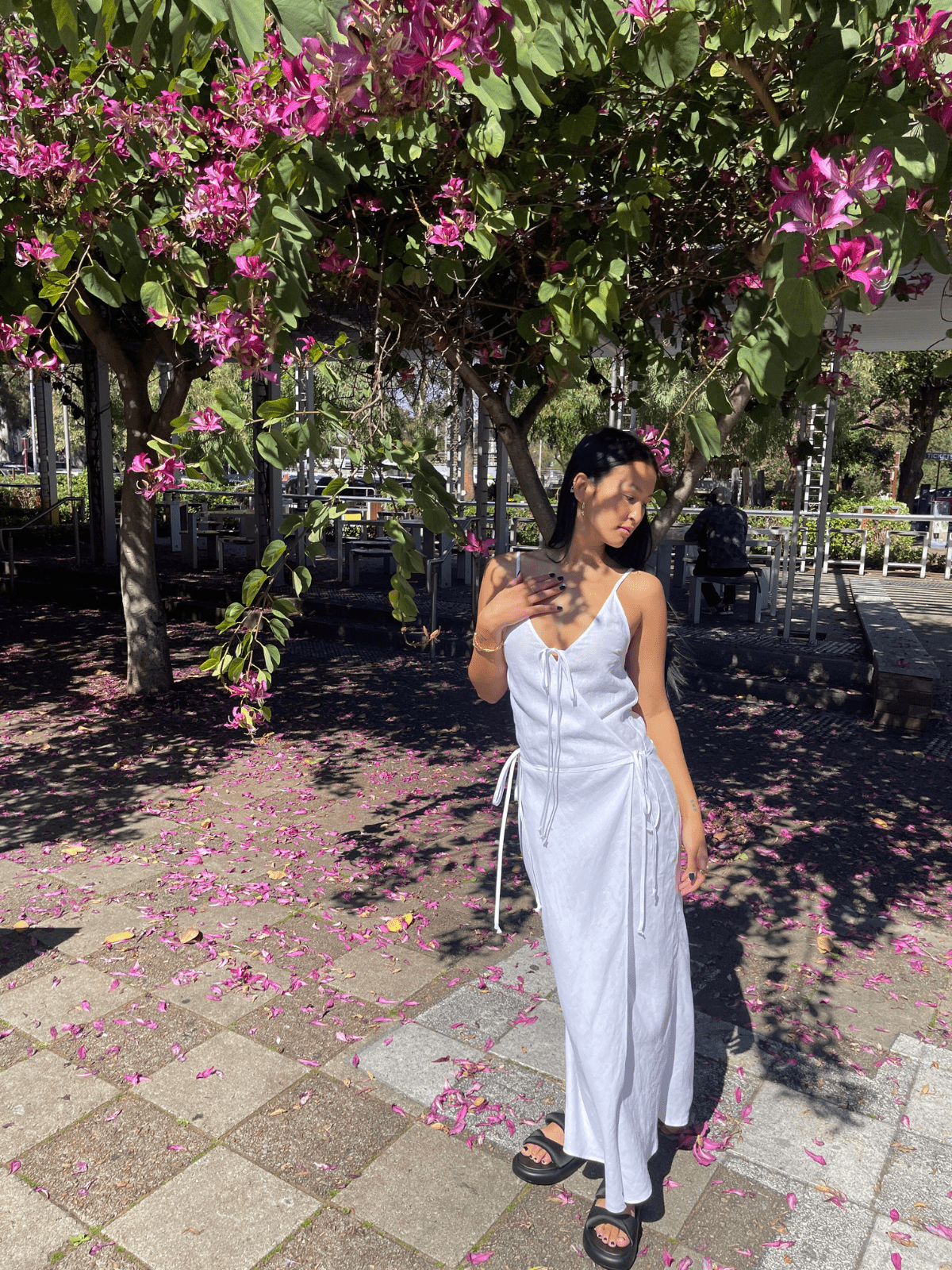 Bec & 2024 bridge wrap dress