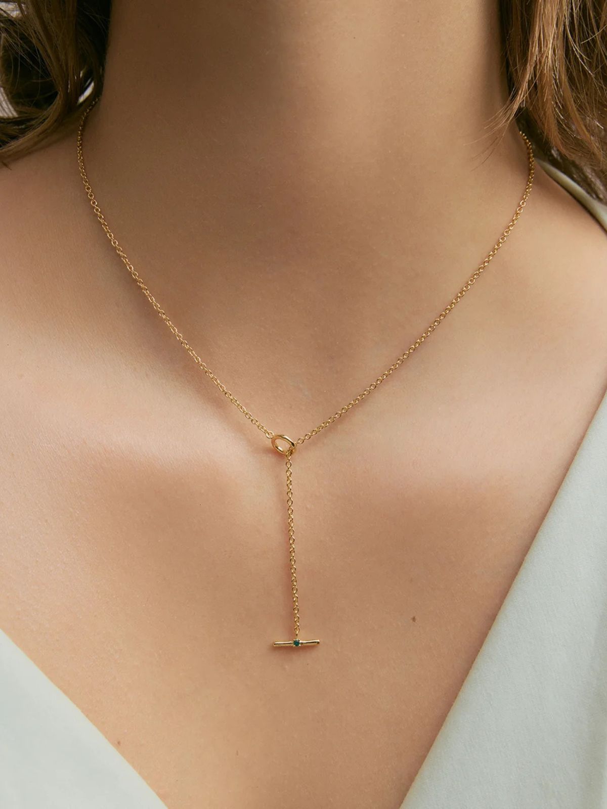 Cleo Necklace - Green