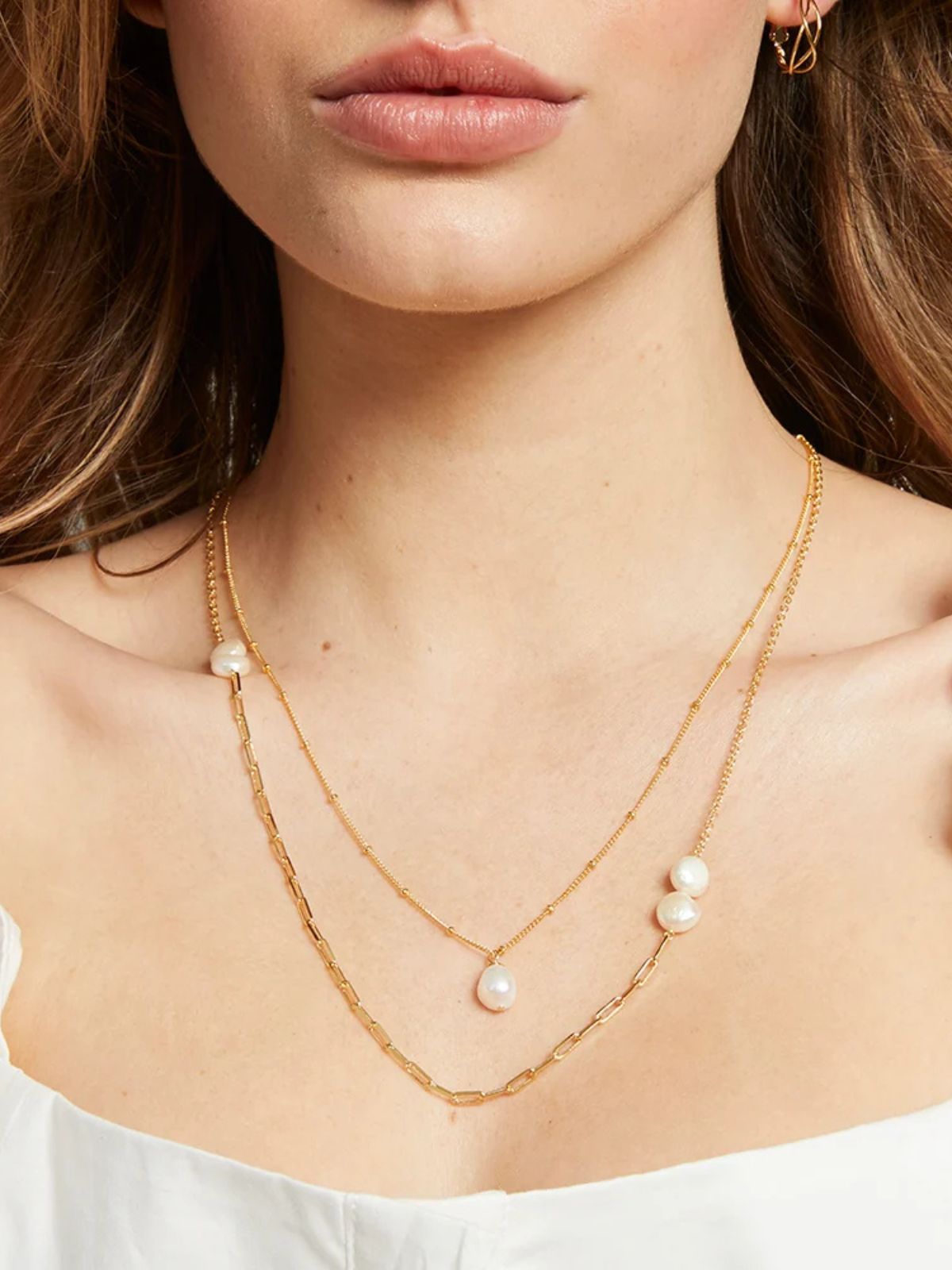 Rylee Necklace - Pearl