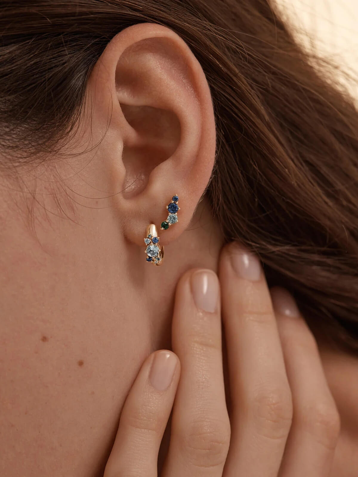 18k Gold Vermeil I Breathe, I Become Hoops