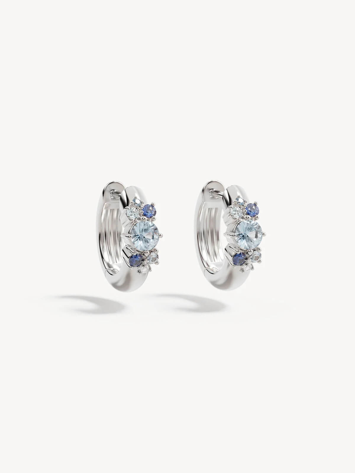 Sterling Silver I Breathe, I Become Hoops