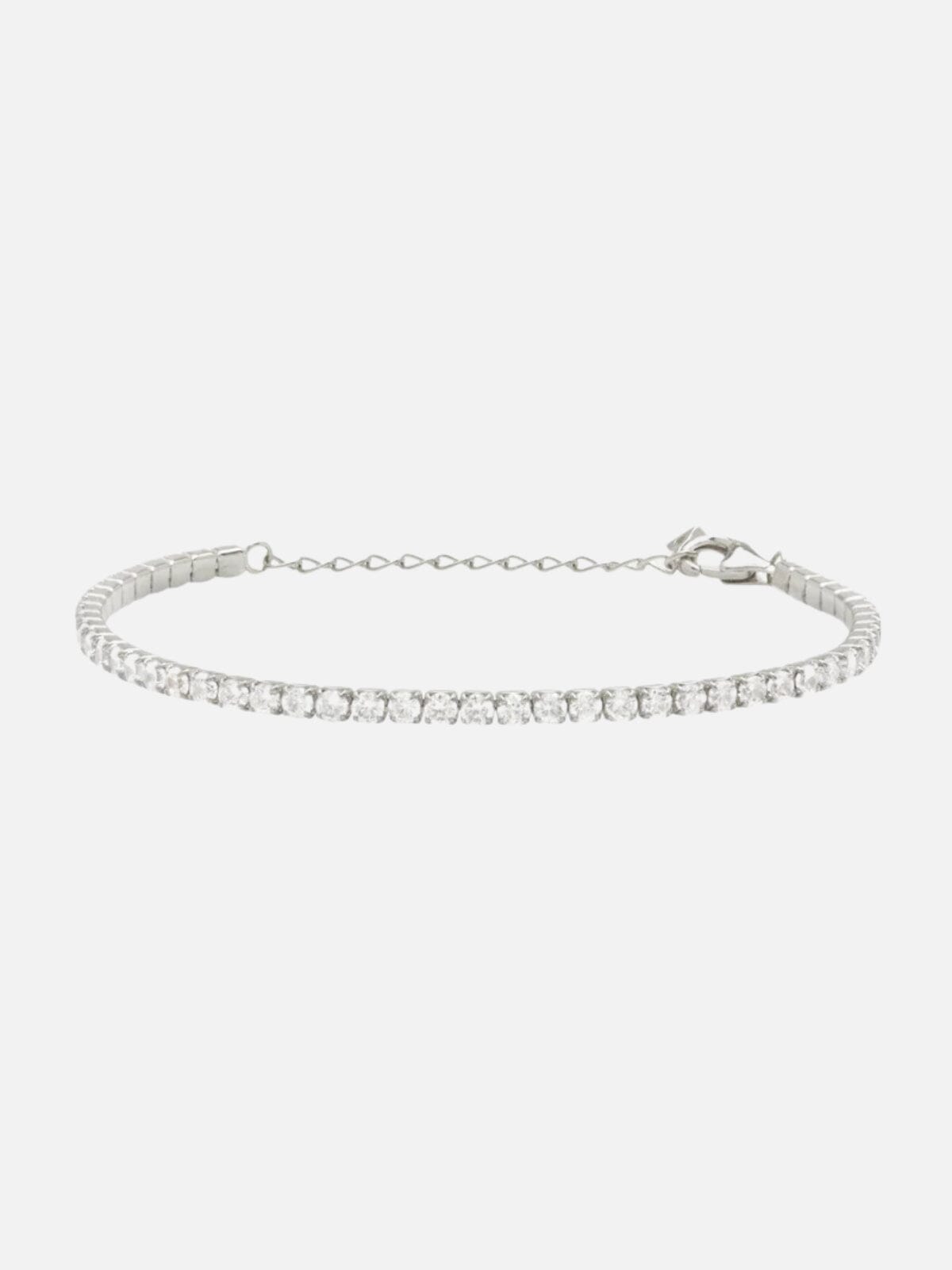 Saint Valentine | Aspen Tennis Bracelet - Silver | Perlu