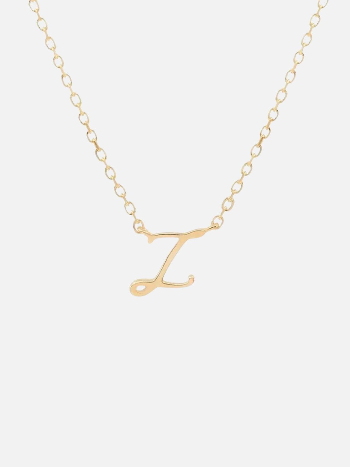 14K Gold Love Letter Necklace Necklaces By Charlotte 