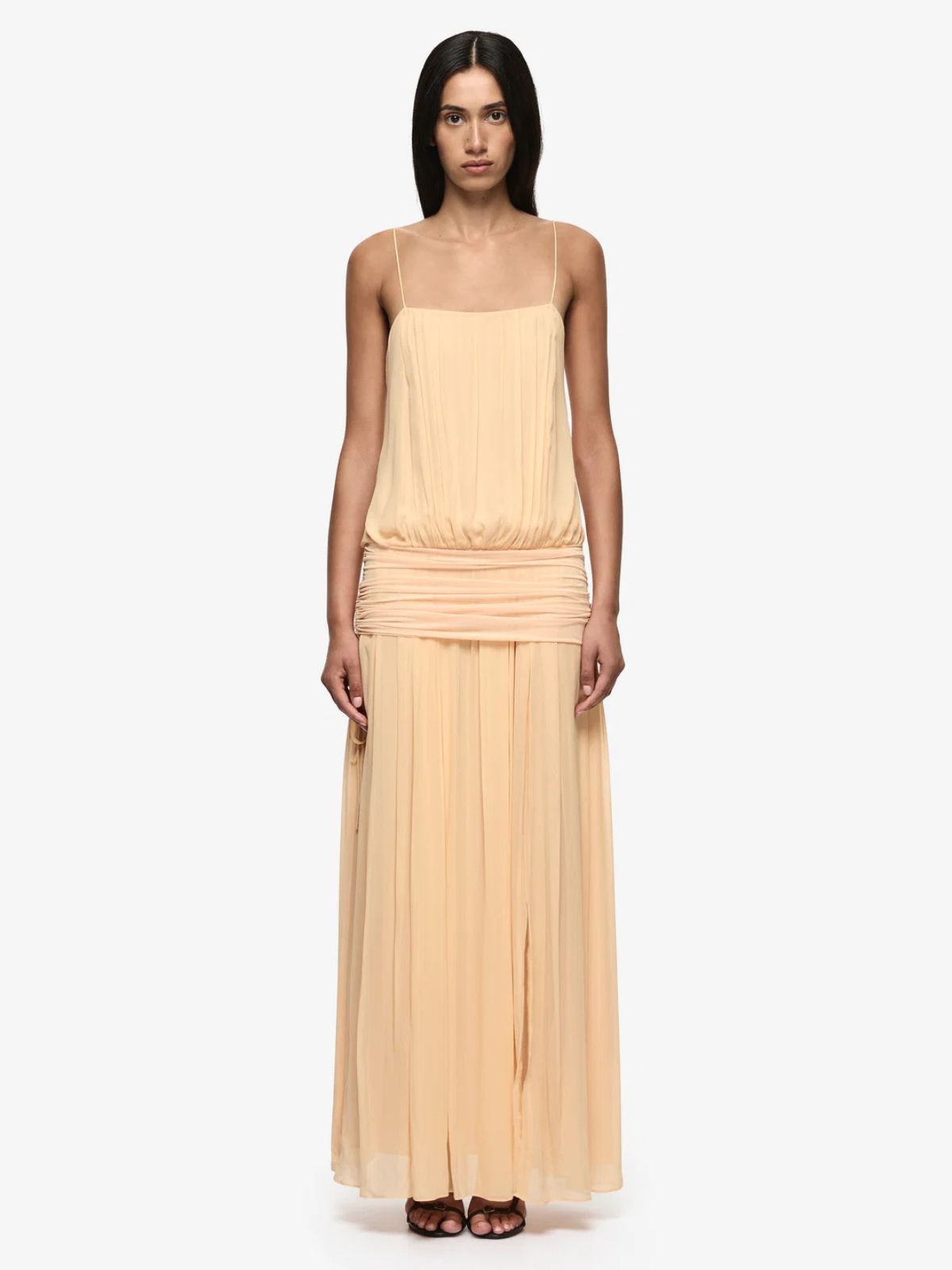 Camille Blouson Dress - Sherbet