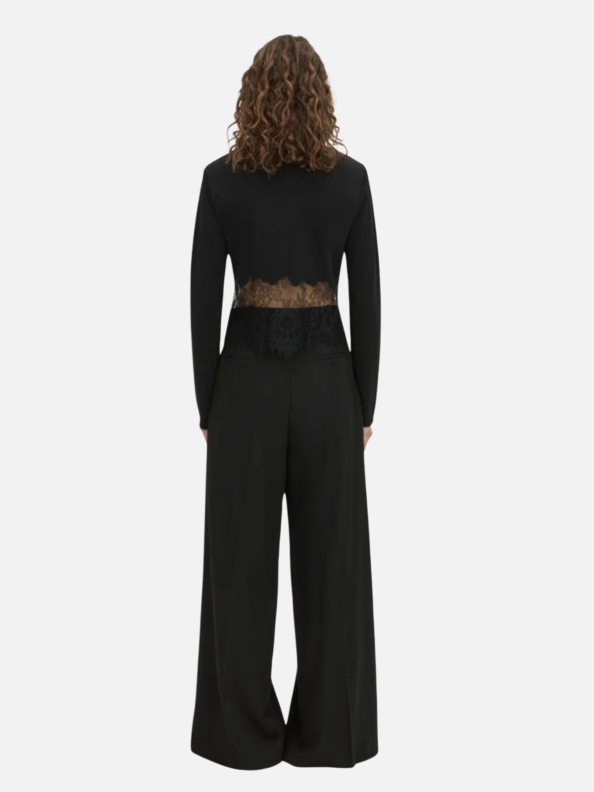 Cayana Lace Cardigan - Black