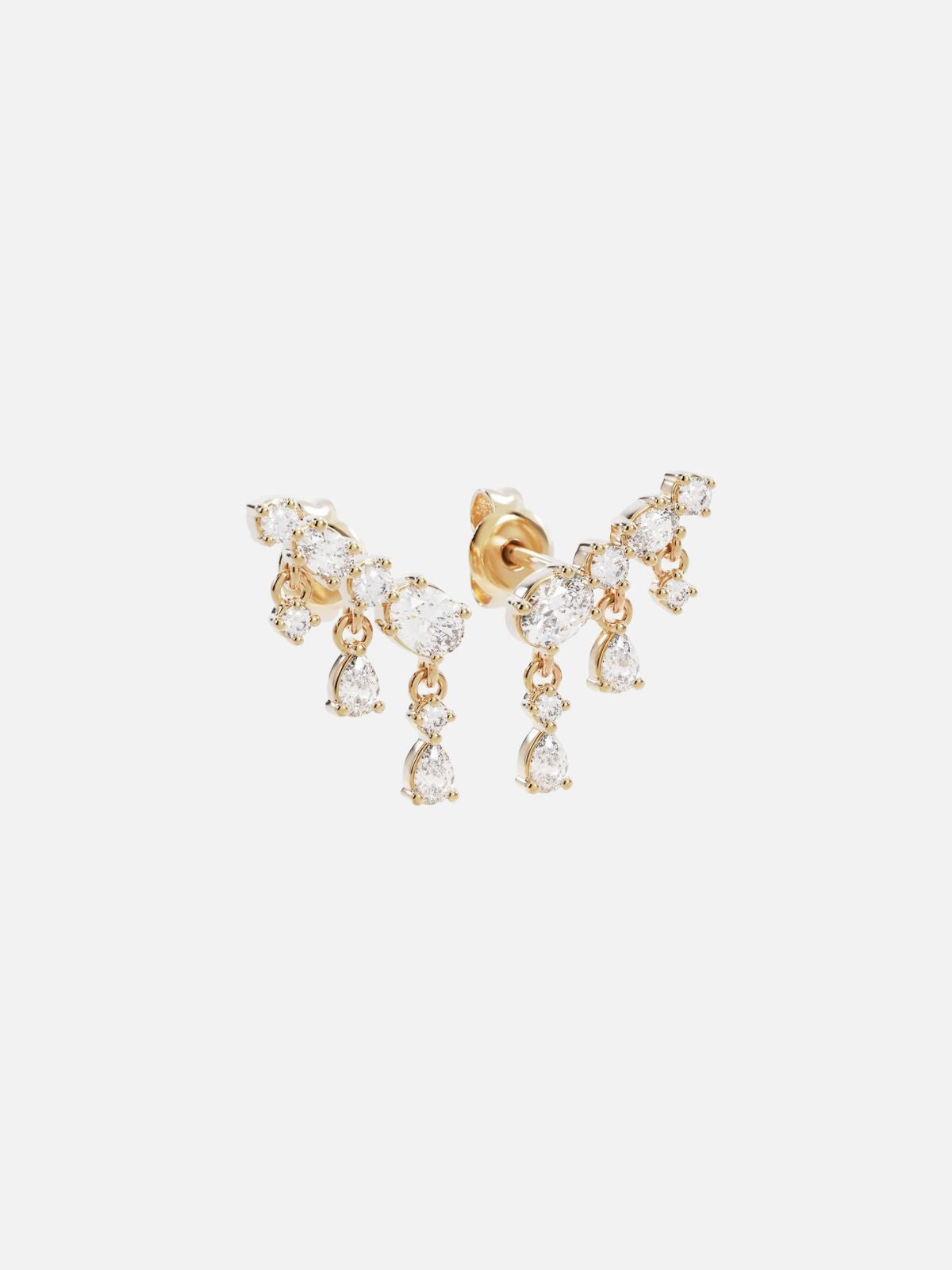 Cosmic Whisper Ear Crawler - 18k Gold Vermeil