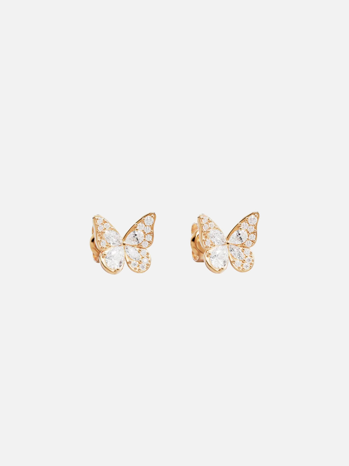 I Believe, I Become Stud Earrings - 18k Gold Vermeil