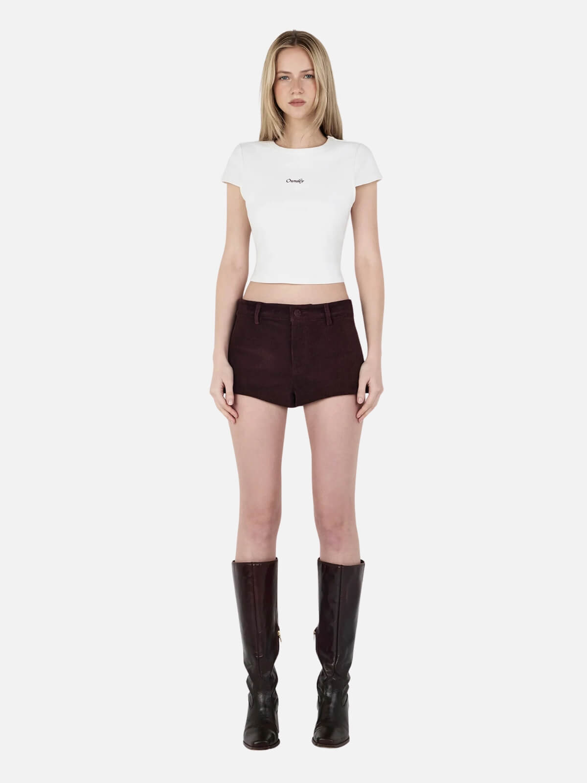 Joey Cord Shorties - Cherry Choc