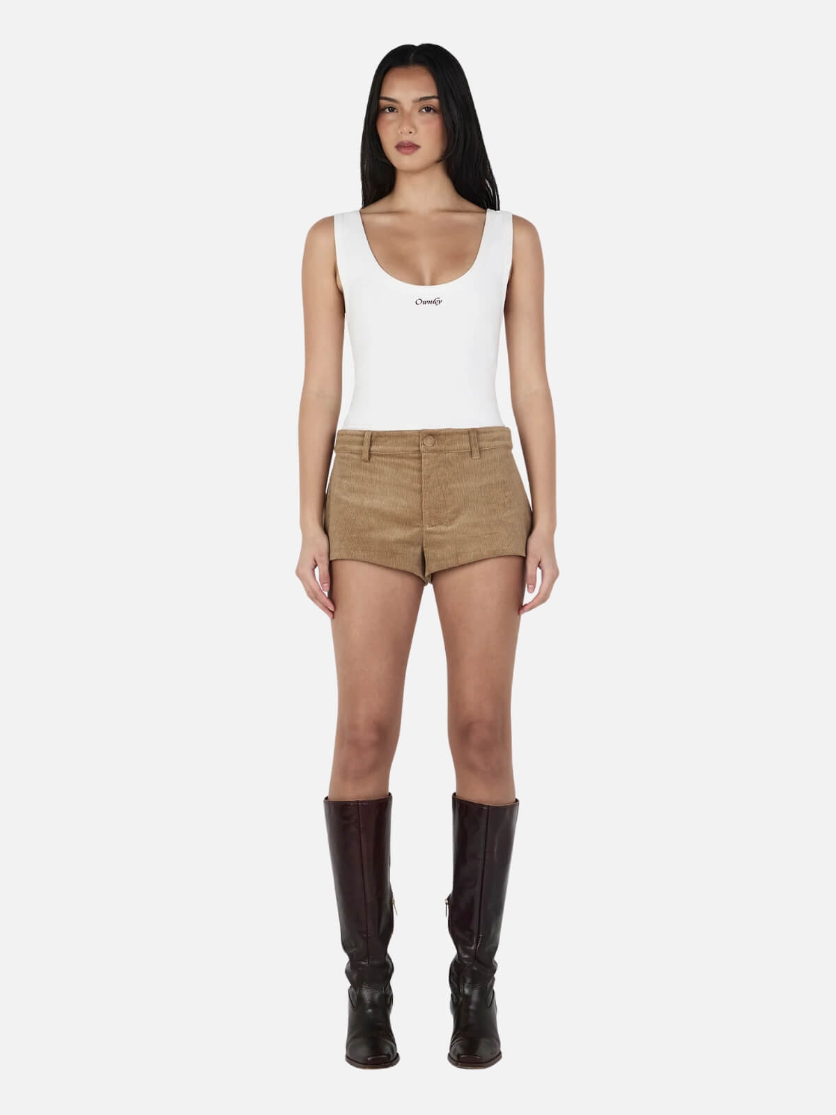 Joey Cord Shorties - Tan