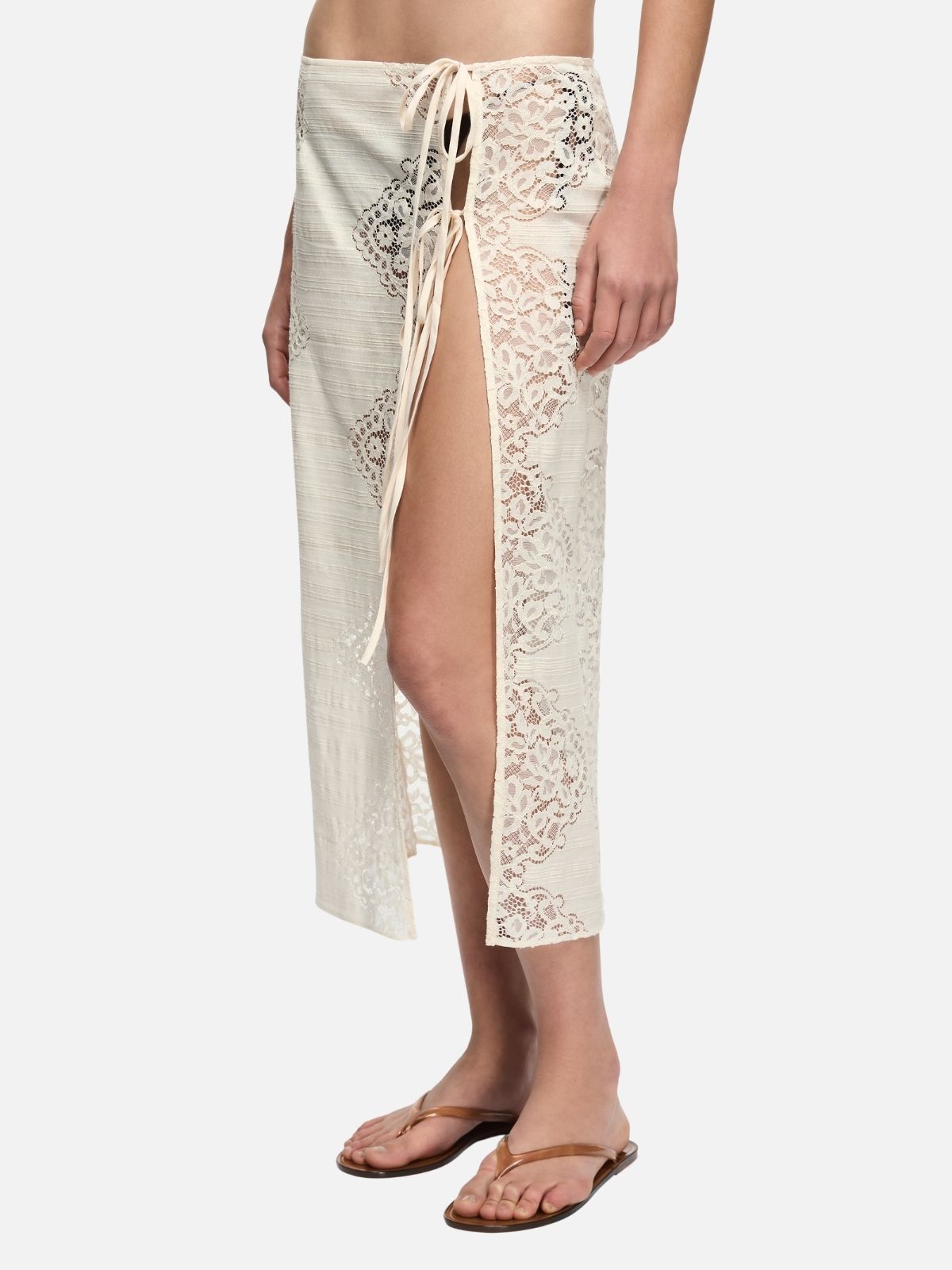Marietta Midi Skirt - Cream