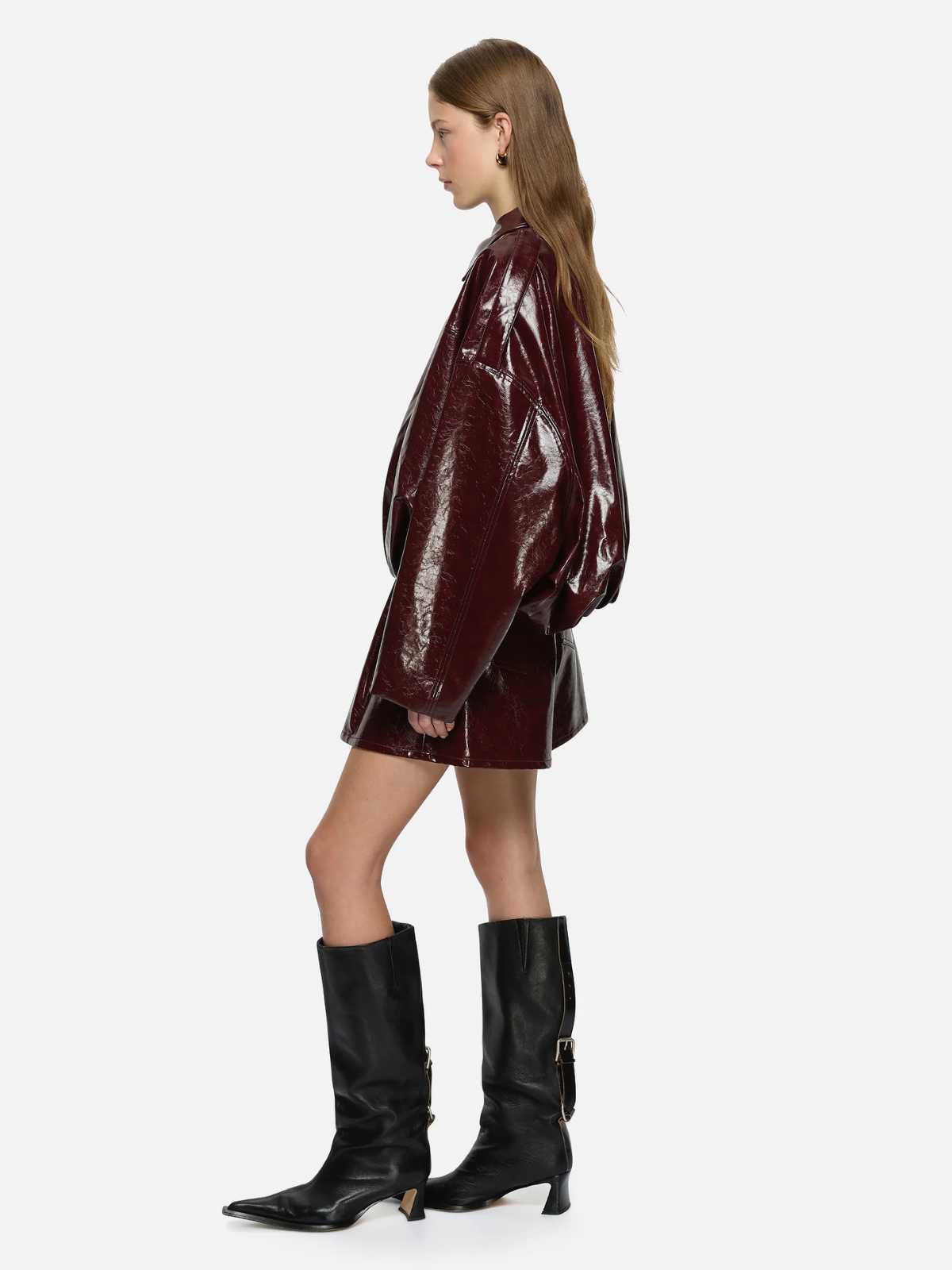 Rita Shorts - Burgundy