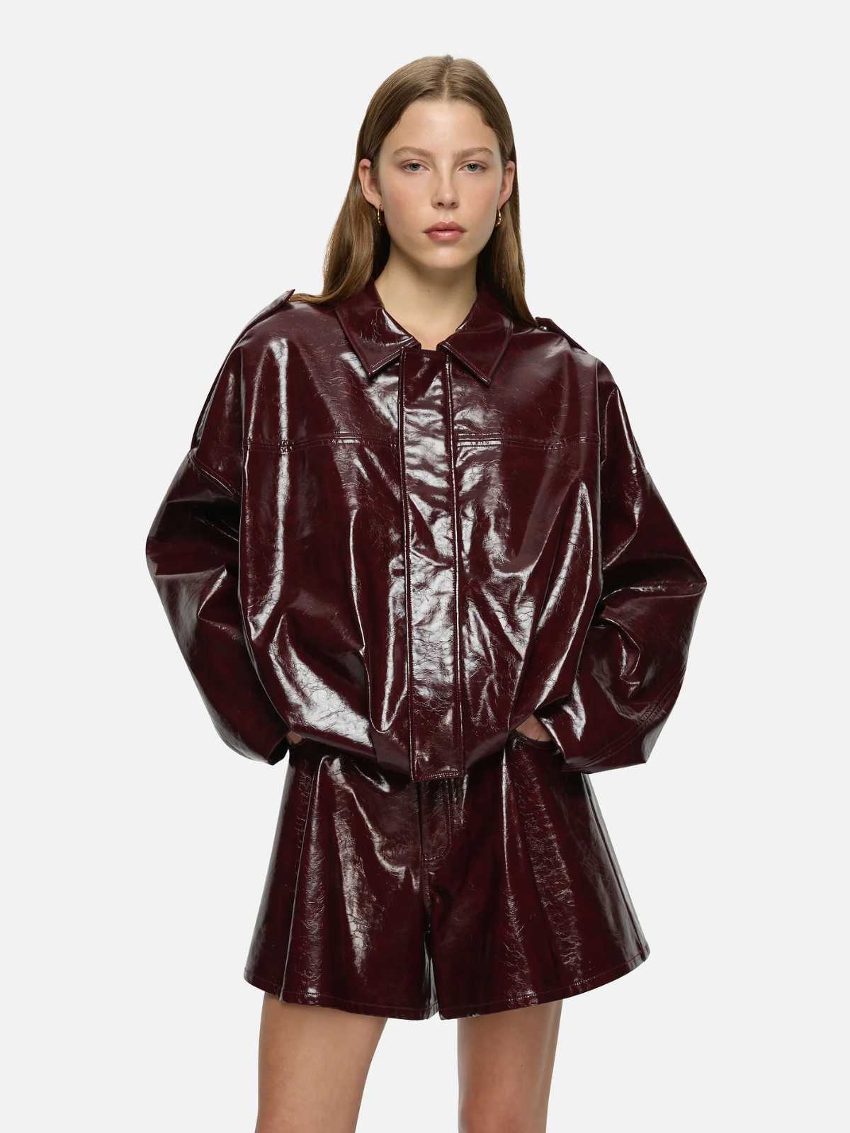 Rita Shorts - Burgundy