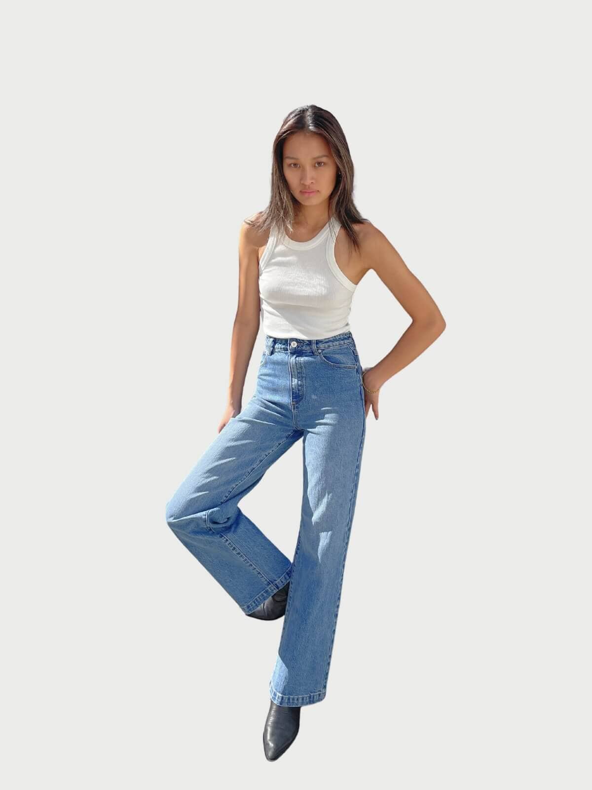 A 94 High & Wide - Vicky Organic Jeans Abrand 