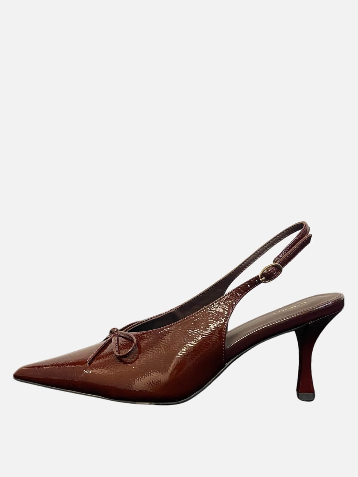 Amaya - Burgundy Crinkle Patent Shoes Alias Mae 