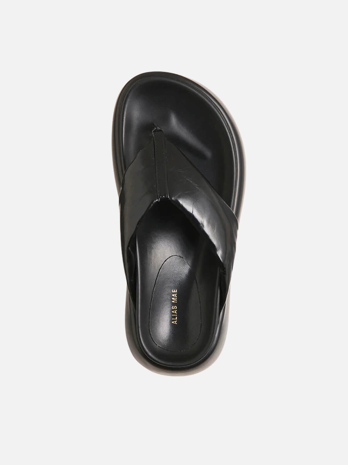 Cullen - Black Oily Leather Shoes Alias Mae 