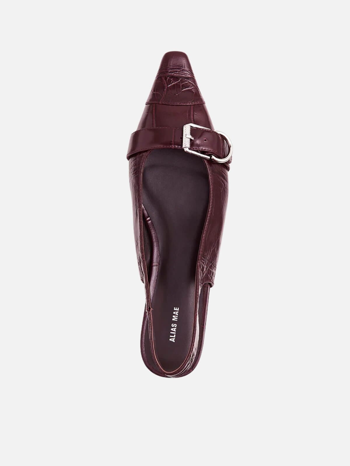 Alias Mae | Halle - Burgundy Croc | Perlu