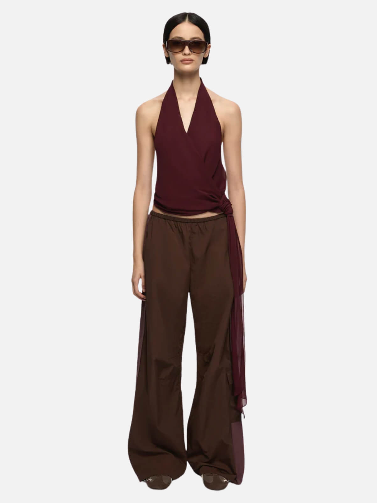 Amanda Halter Top - Raisin