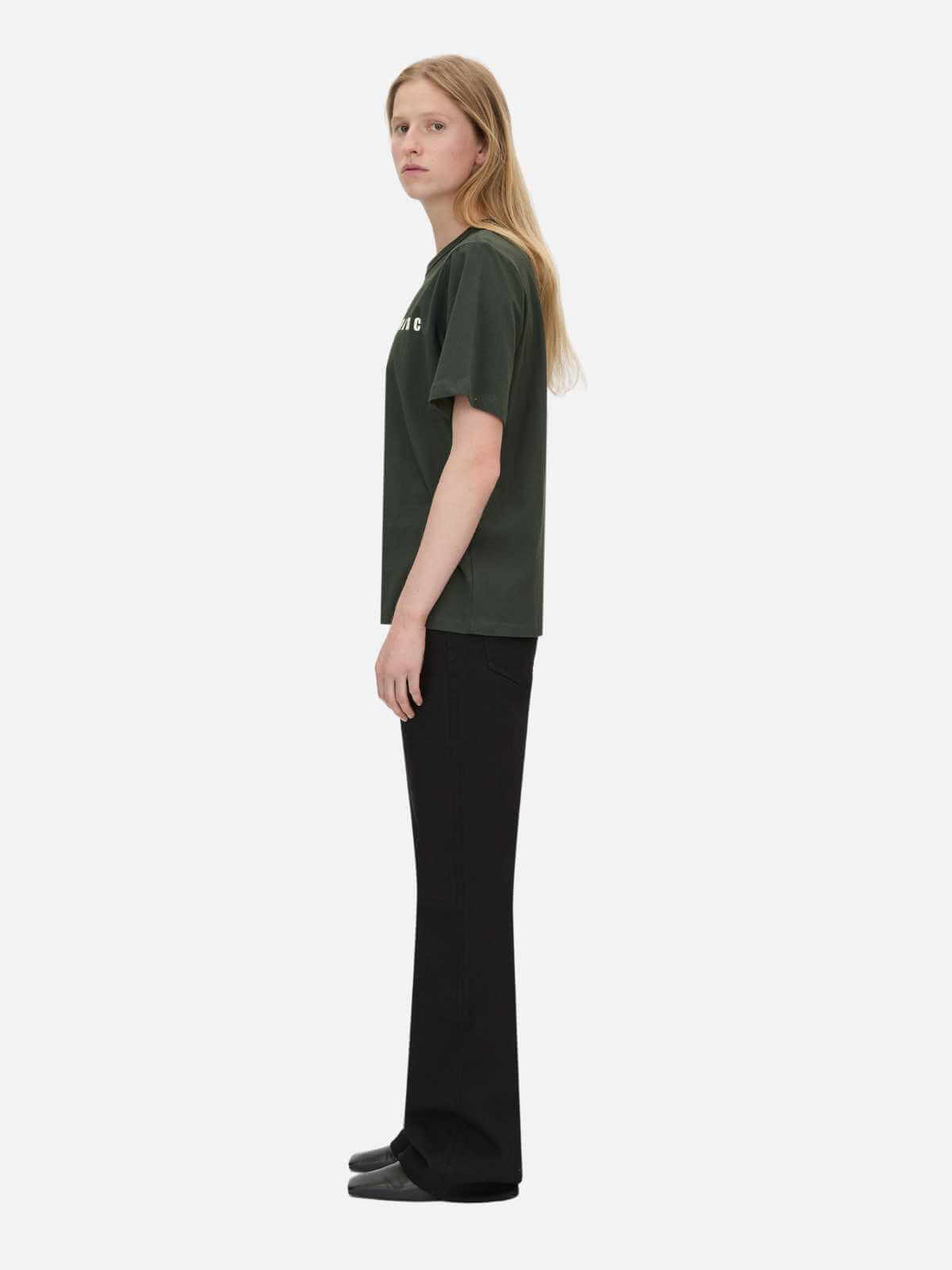 Anca Graphic Tee - Bottle Green