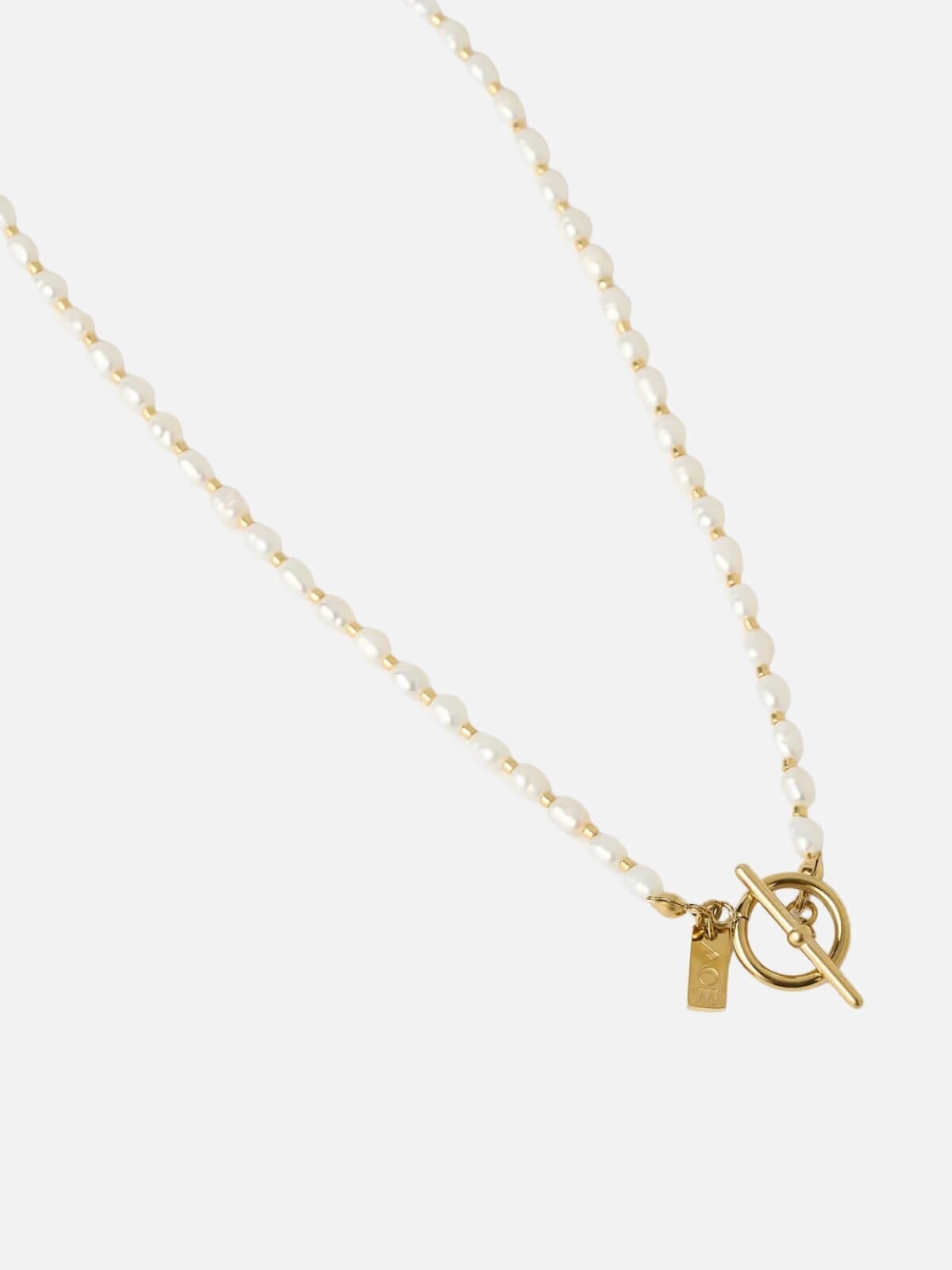 Arms Of Eve | Bahamas Pearl Necklace - Gold | Perlu