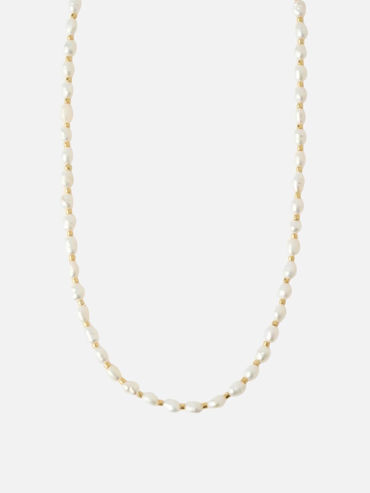 Arms Of Eve | Bahamas Pearl Necklace - Gold | Perlu