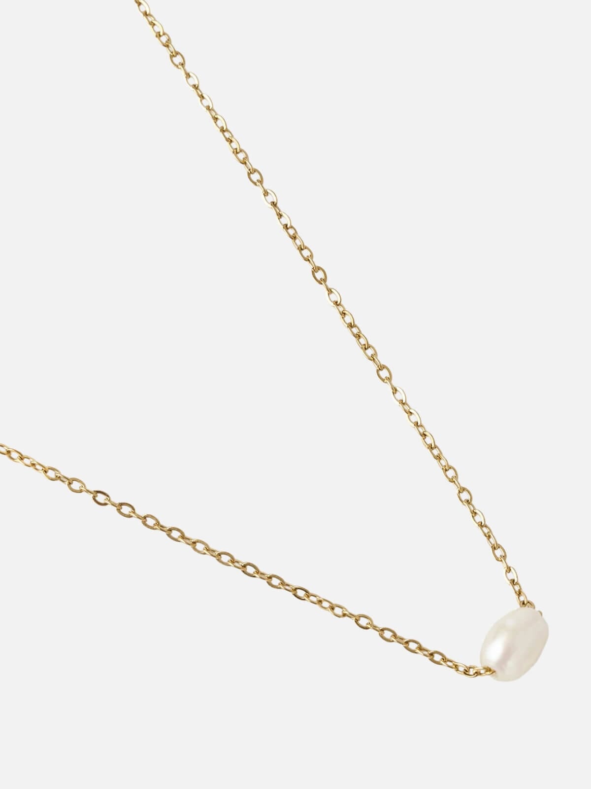 Arms Of Eve | Cressida Pearl Necklace - Gold | Perlu