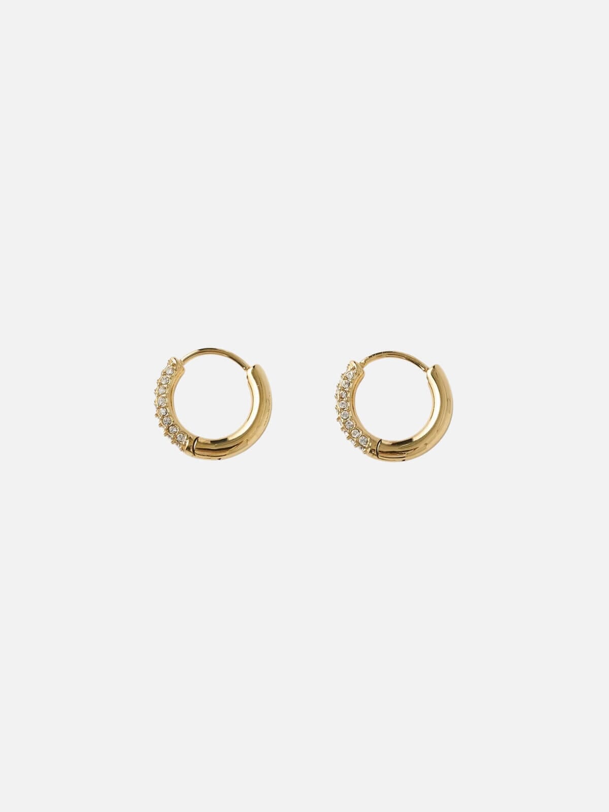 Arms Of Eve | Imogen Huggie Earrings - Gold | Perlu