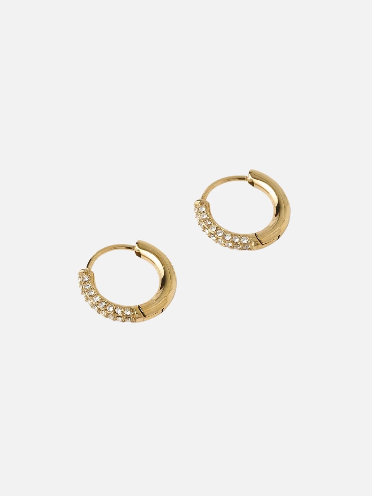 Arms Of Eve | Imogen Huggie Earrings - Gold | Perlu