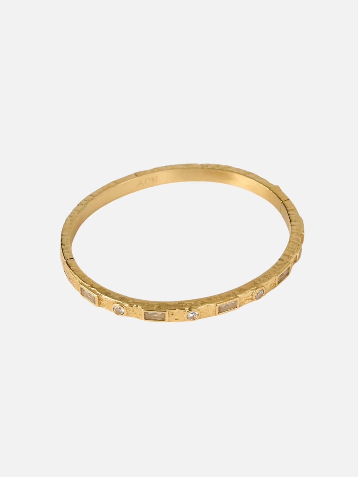 Arms Of Eve | Melrose Cuff Bracelet - Gold/Stone | Perlu