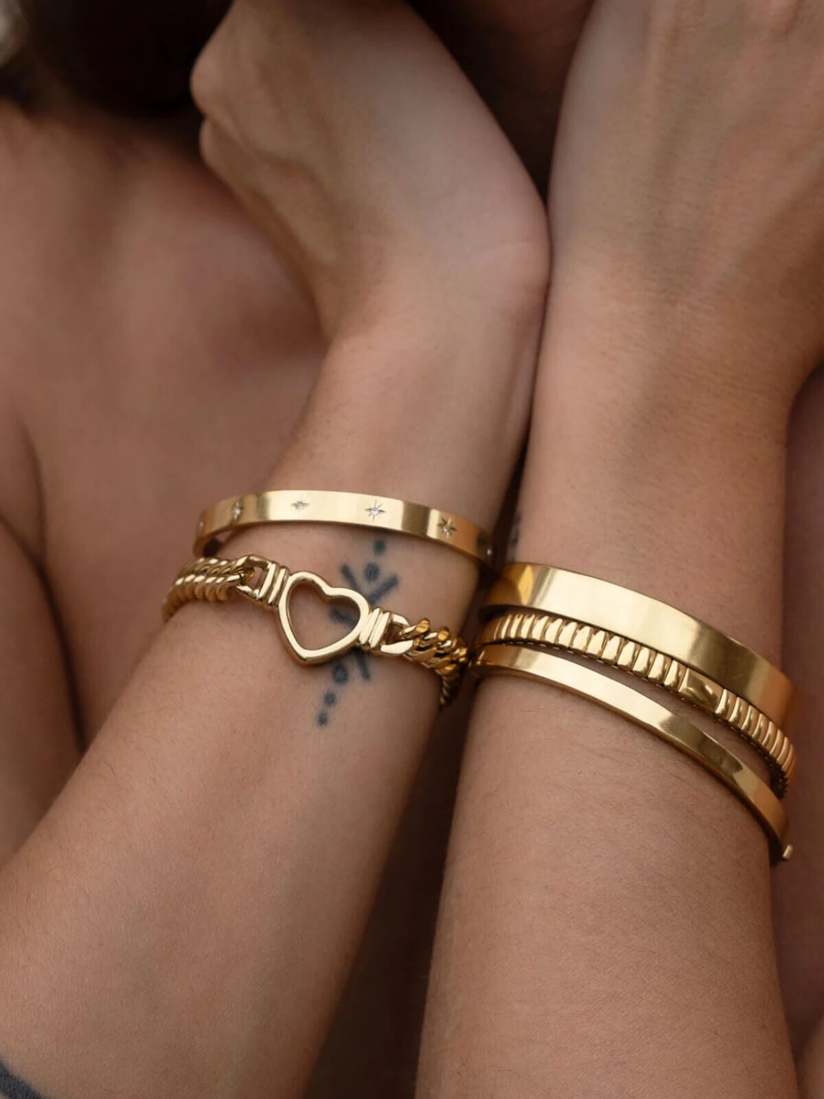 Valentine Bracelet -Gold Bracelets Arms Of Eve 