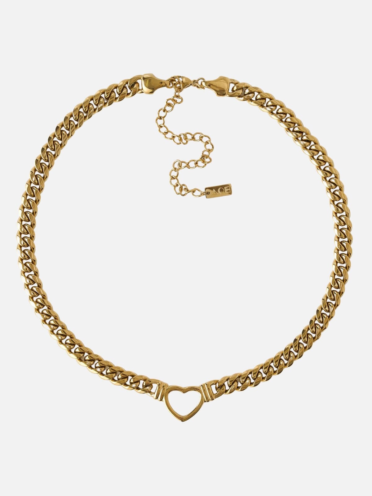 Arms Of Eve | Valentine Necklace - Clear/Gold | Perlu