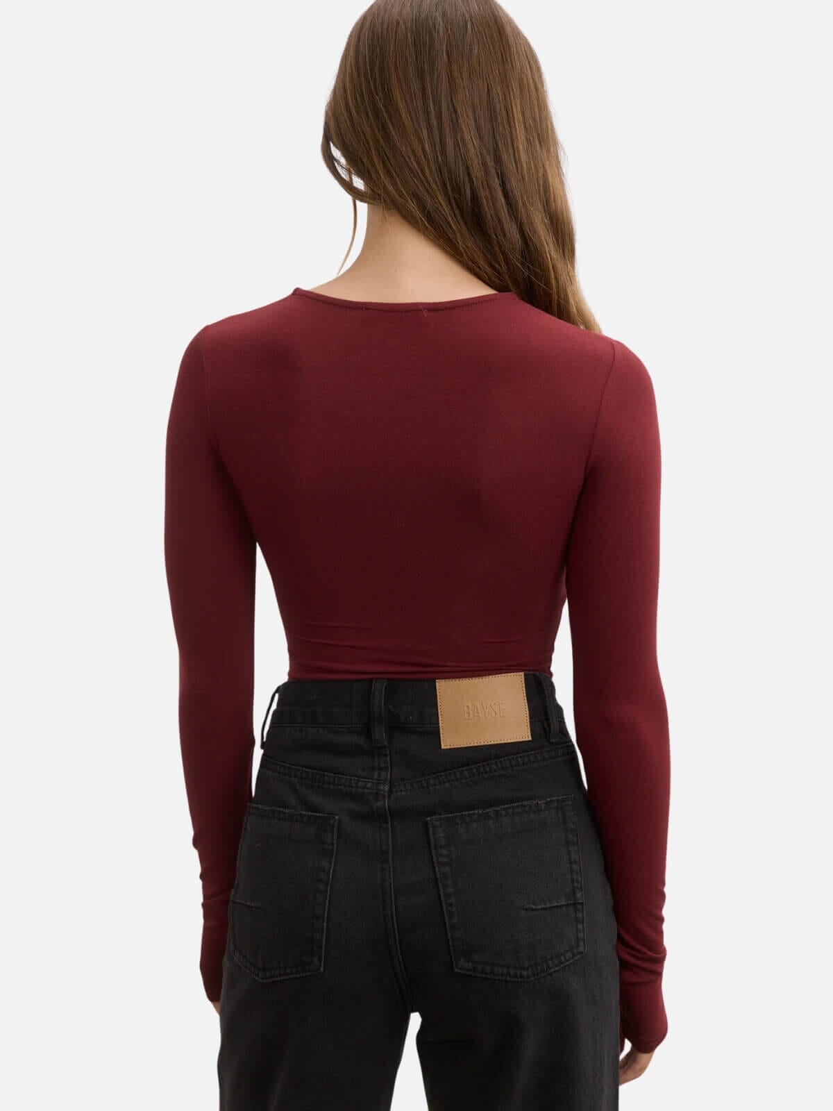 Bayse | Lila Bodysuit - Wine | Perlu