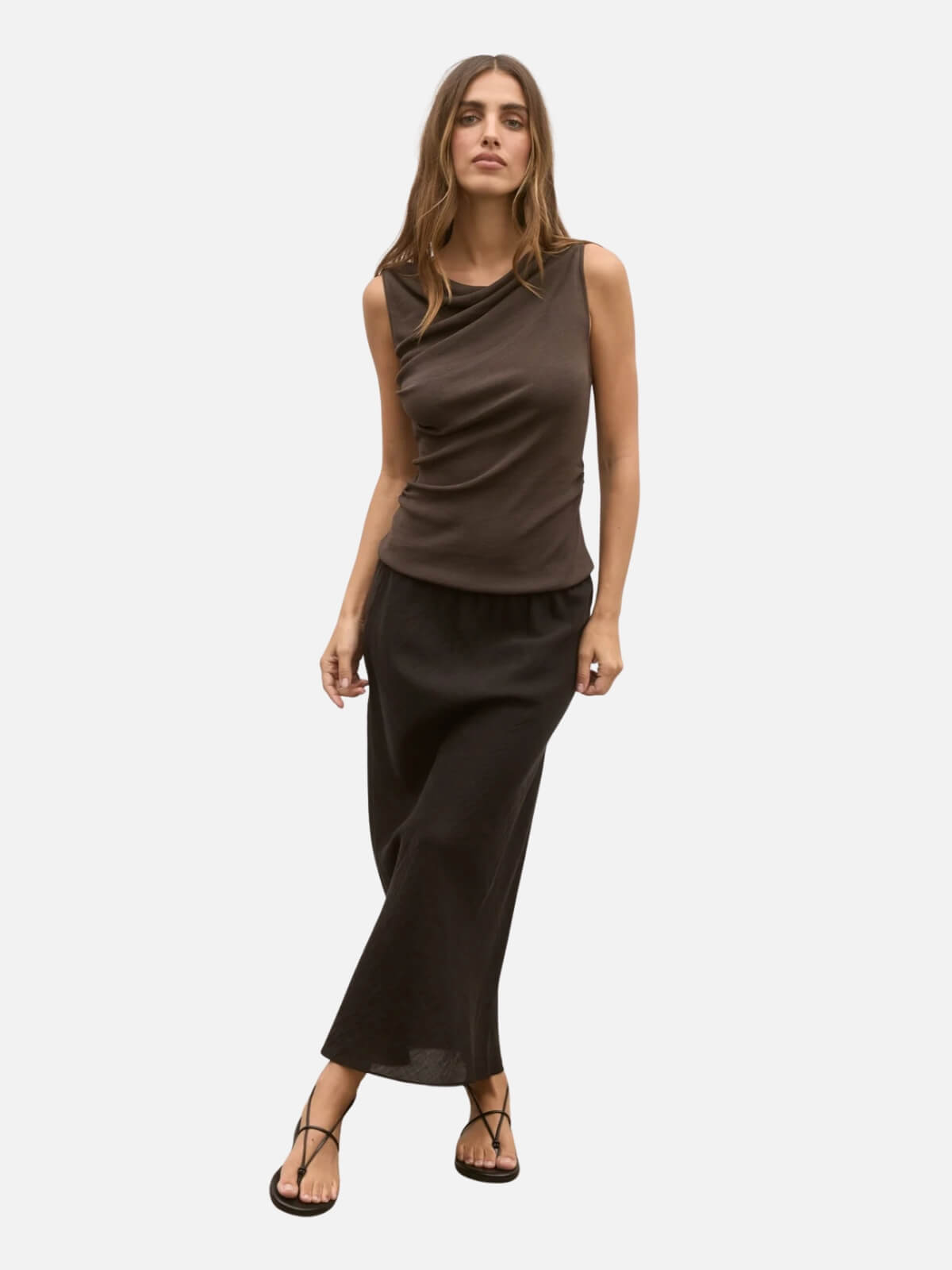 Monet Knit Top - Slate