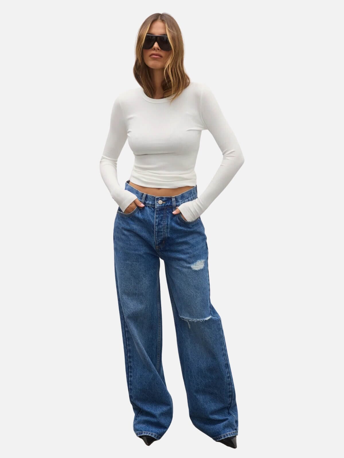 Bayse | Nyla Top - White | Perlu
