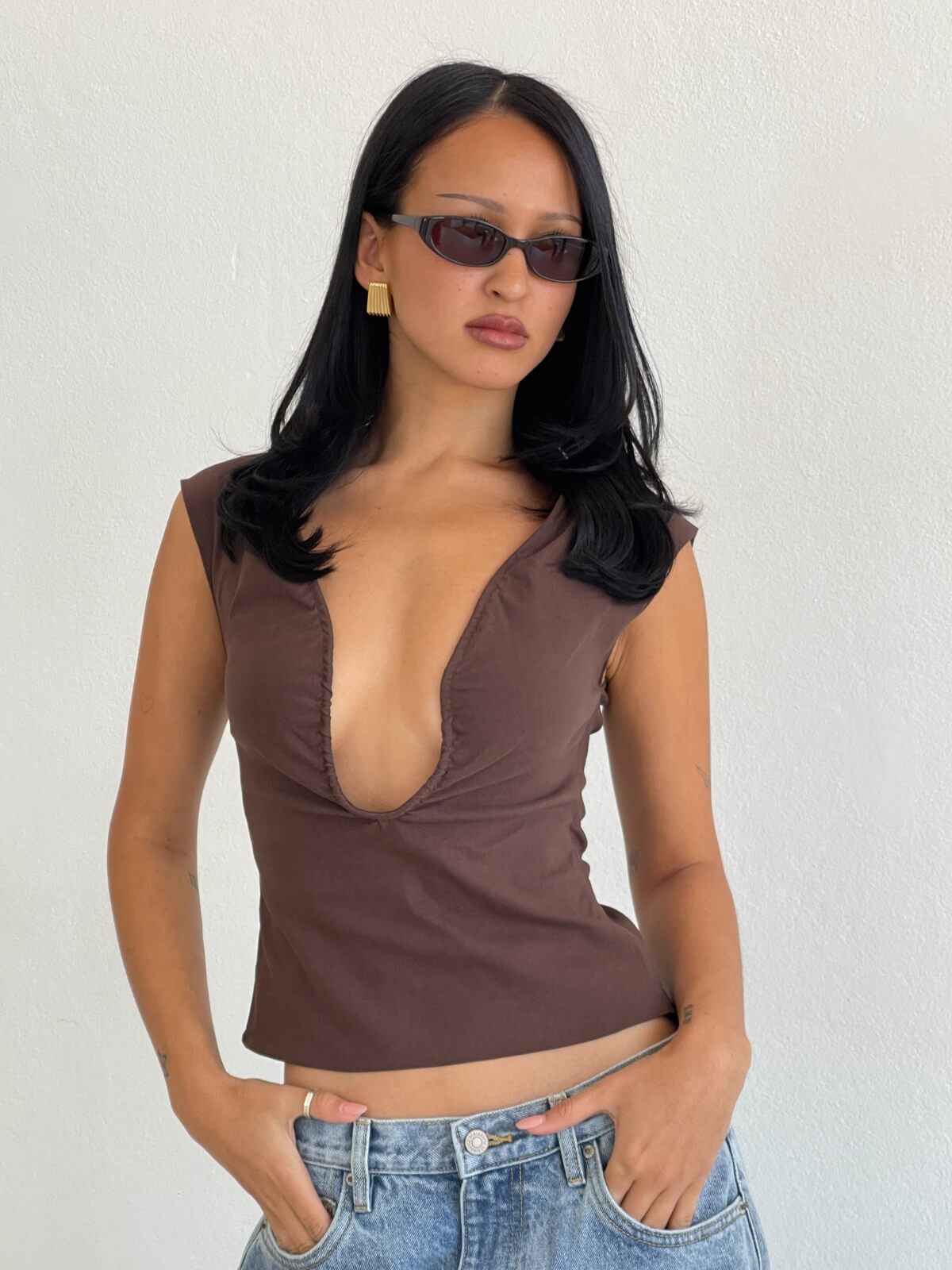 Rani Top - Chocolate