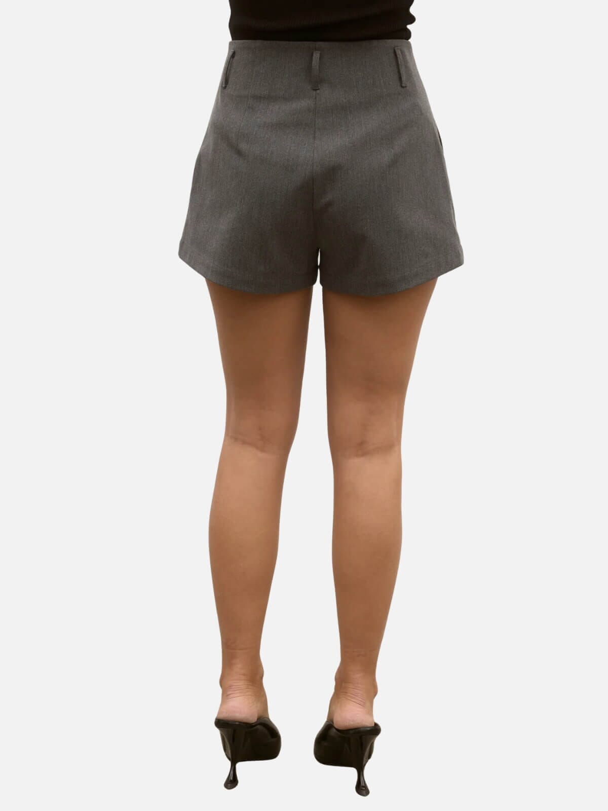 Bayse | Roxanne Micro Short - Dark Grey | Perlu