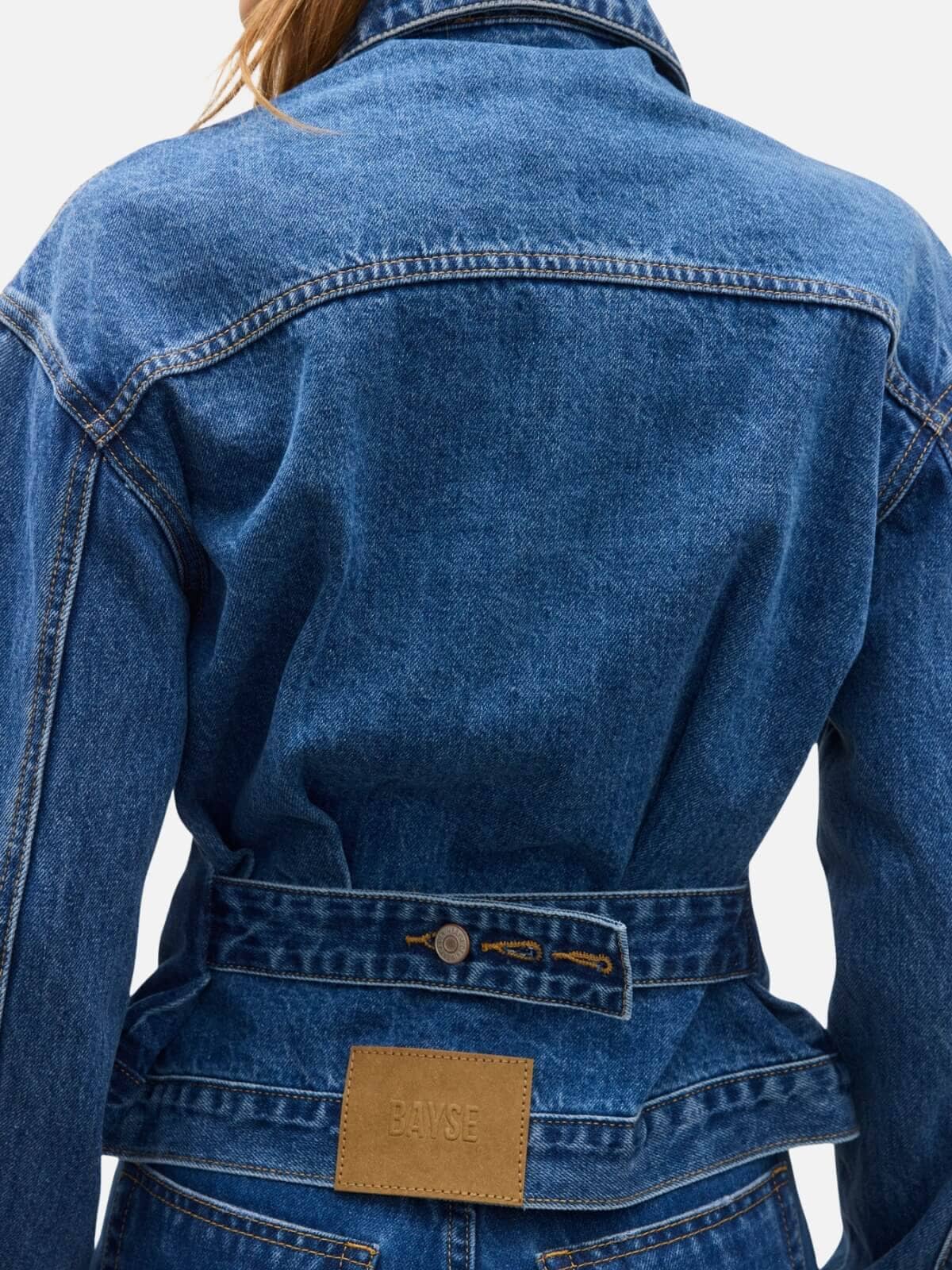 Bayse | Violet Denim Jacket - Denver Blue | Perlu
