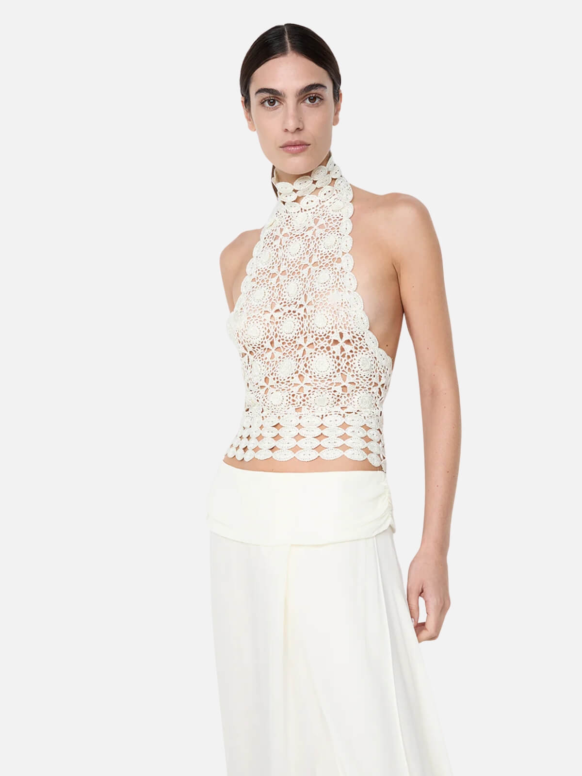 Ania Halter Top - Ivory