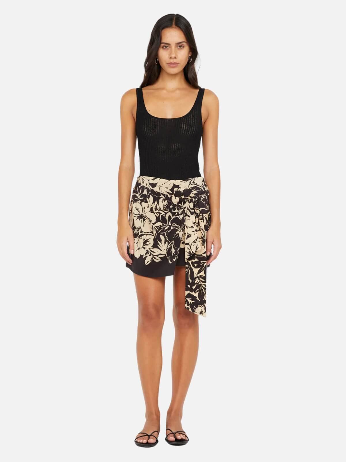 Astala Wrap Skirt - Ilia Floral Skirts Bec + Bridge 