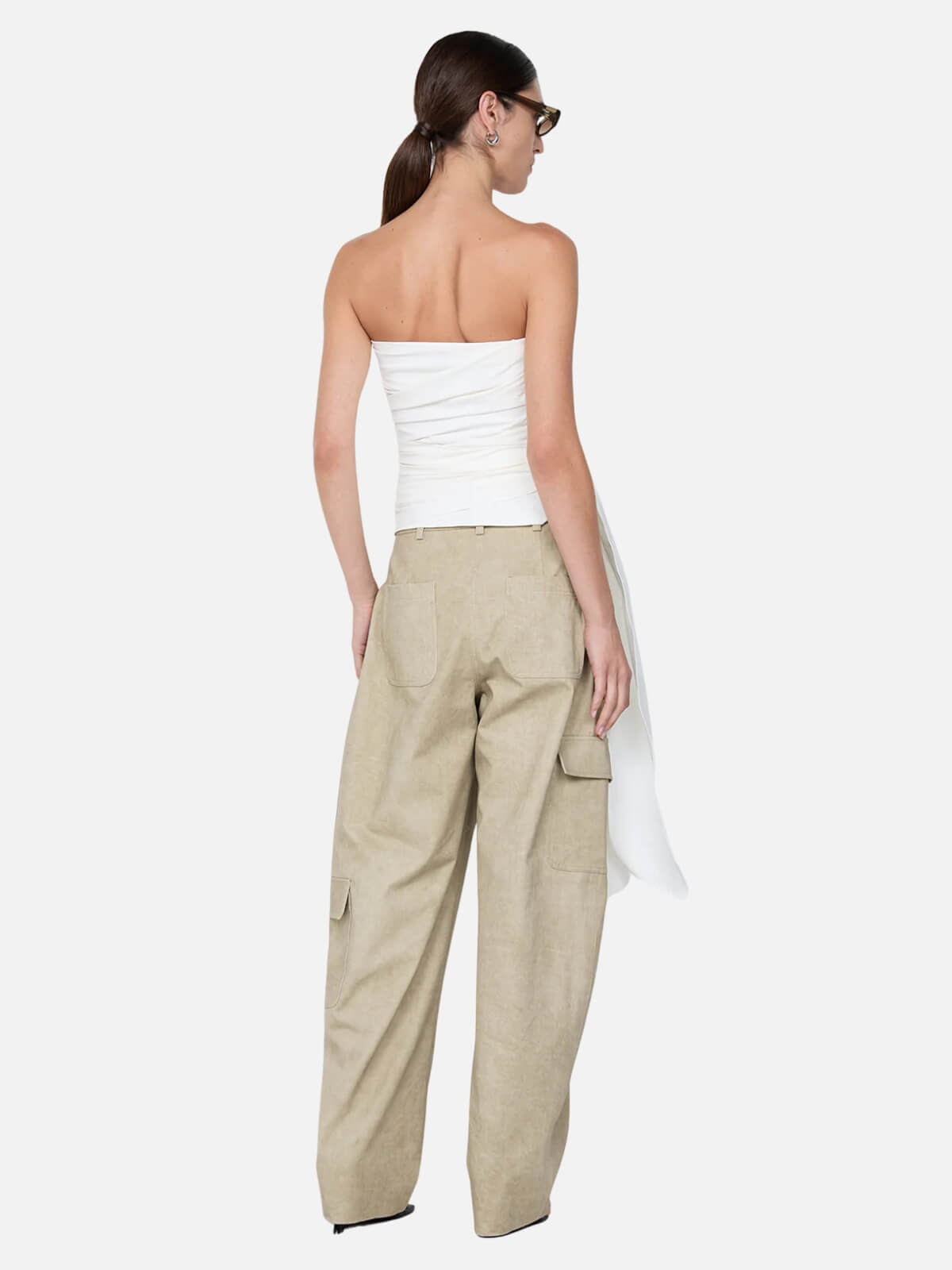 Bec + Bridge | Belle Strapless Top - Ivory | Perlu